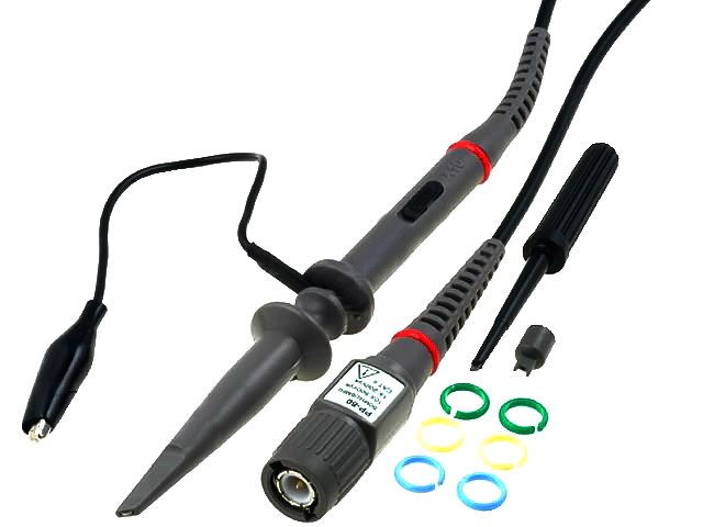 Sonda osciloscop, Bandă: ≤4MHz (1:1), ≤60MHz (10:1), PP-80