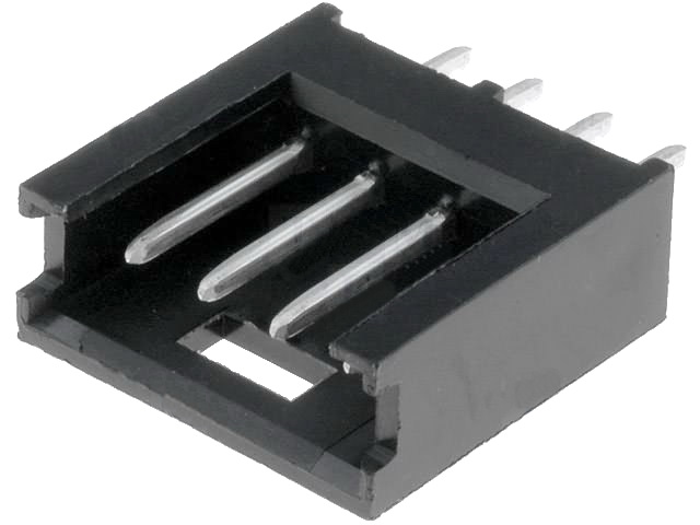 Conector tata, 4 pini, 2.54mm, AMPMODU MOD II, 280371-1