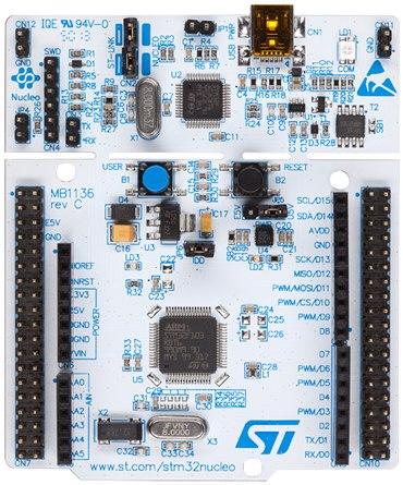 Placa dezvoltare, Development Board, STM32F401RET6 ARM MCU, Arduino Uno Compatible,  NUCLEO-F401RE
