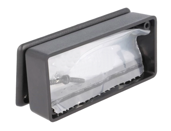 Cutie ABS, 40x80x20mm, neagra, IP54, HM-1551KBK