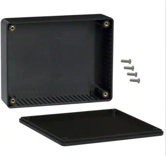 Cutie plastic, 121x94x34mm, 1591GBK, HAMMOND