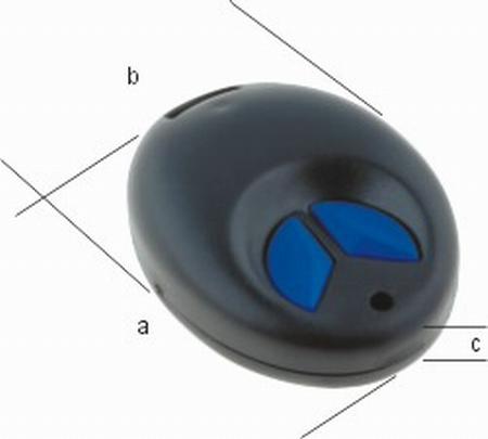 Cutie plastic, 51x39x15mm, ABS-101