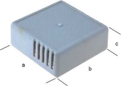 Cutie plastic senzor, 70x70x28mm, ABS-84, MASZCZYK