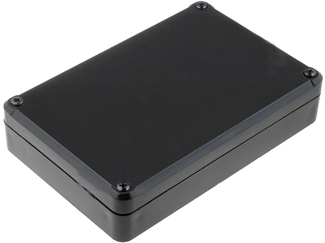Cutie plastic, 120x80x27.5mm, KM-78BK