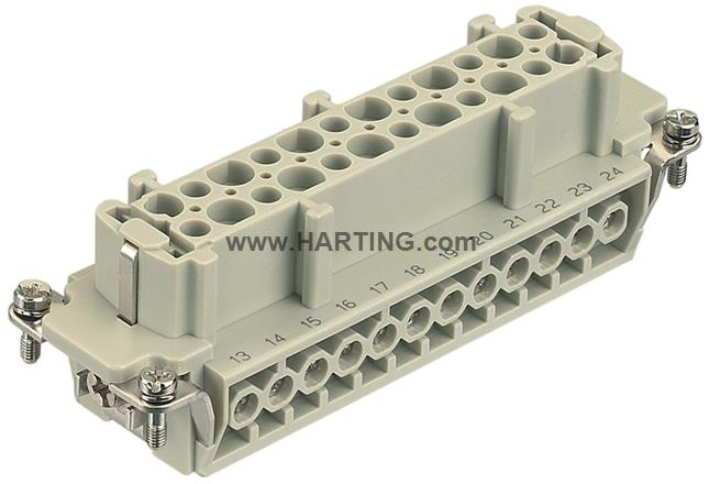 Carcasa conectori, mama, HAN E, 24P F, 600v, 16A, 09330242701