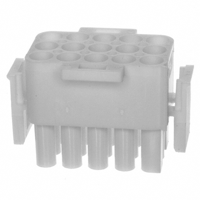 Mufă; 15 pini, cablu-placă; tată/mamă; Universal MATE-N-LOK; 6,35mm, 350736-1