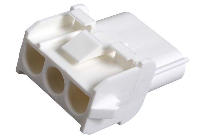 Mufa soclu 3 pini; cablu-cablu, tata/mama, pas 6.35mm, MATE-N-LOK, 350767-1