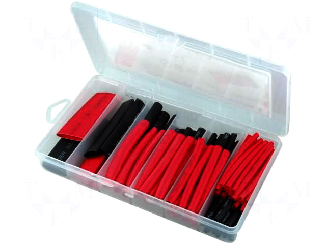 Set mansoane termocontractabile; 80 buc, poliolefina, FIX-SHT-SET2