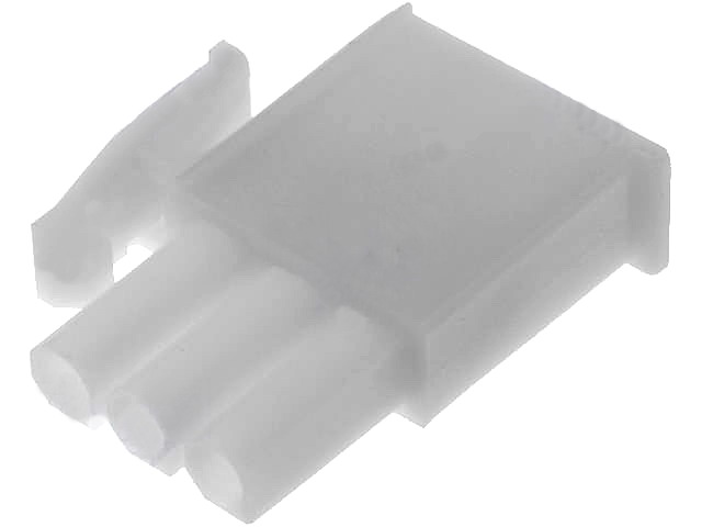 Mufa 3 pini cablu-placa tata/mama, pas 4.14mm, MATE-N-LOK, 172166-1