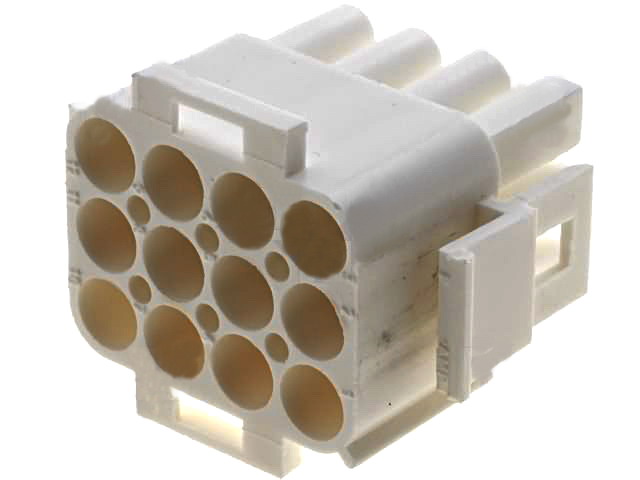 Mufa 12 pini, carcasa mufa, tata/mama, MATE-N-LOK, MNL-350735-4