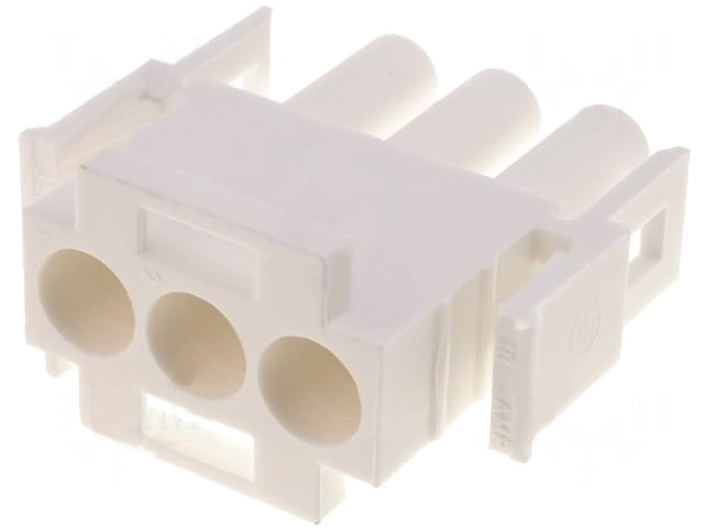 Mufa 3 pini, cablu-cablu, tata/mama, MATE-N-LOK, 350766-4