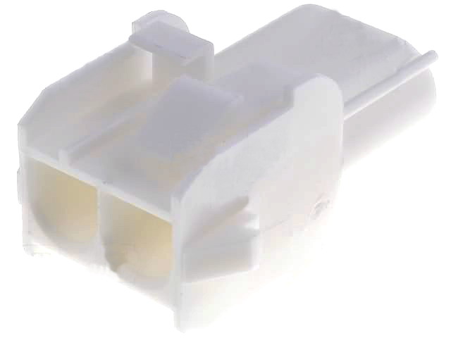 Mufa soclu, 2 pini; cablu-cablu; tata/mama, pas 6.35mm, MATE-N-LOK, 350778-1