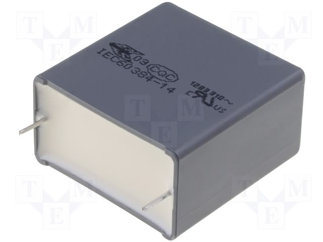 3.3uF/275VAC, condensator, X2, RM27.5, KEMET