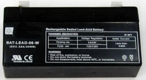 Acumulator 6V, etans, 3.3Ah, papuc 4.8mm, BAT-LEAD-6V3.3AH