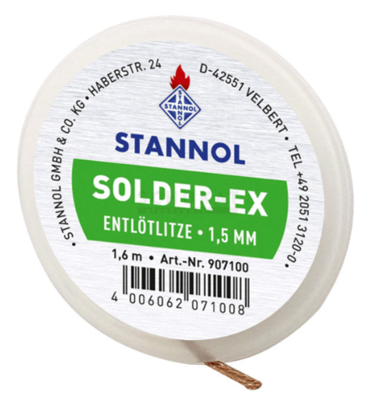 Tresa absorbanta, 1.5mm, 1.6m, EL160, STANNOL