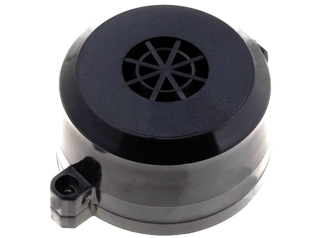 Cutie alarma; Z:30mm; ABS; neagra; Ø:52mm, KM-52