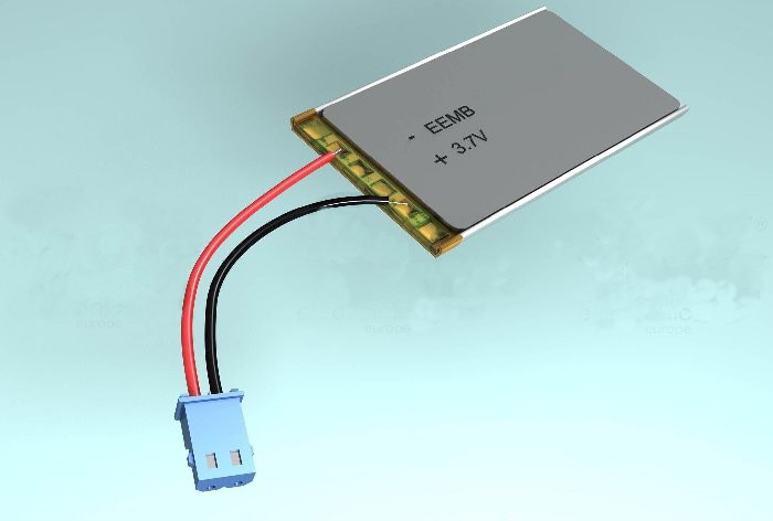 LP603449, acumulator 3.7V, Li-Po; 1100mAh