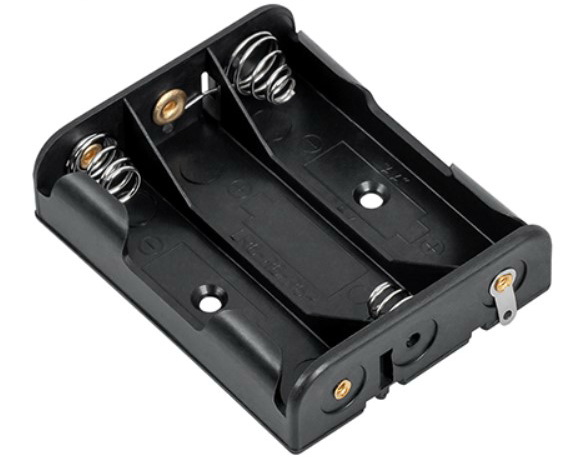 Suport baterii, 3xAA, R6,  KEYS2465