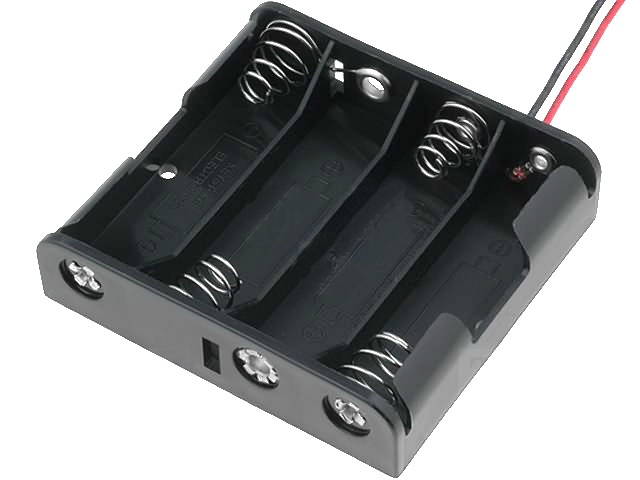 Suport baterii, AA, 4xAA, KEYS2478