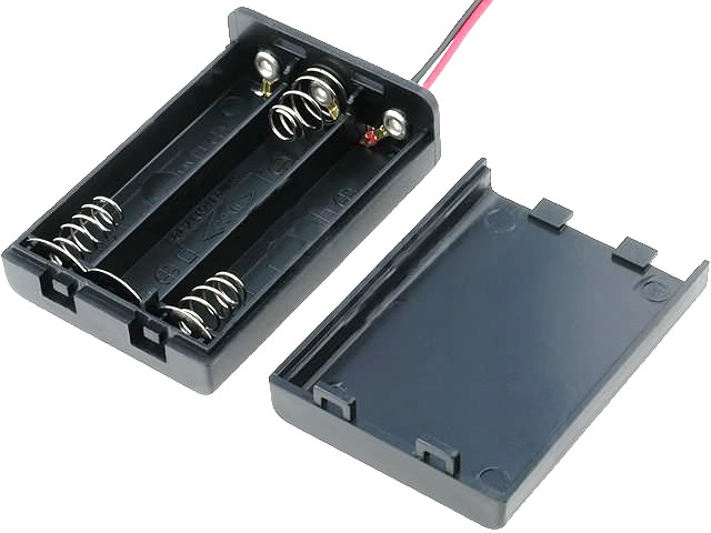 Suport baterii, 3xAAA, R3, KEYS2484