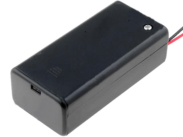 Suport baterii, 1x6F22, 6LR61, SBH-9VA