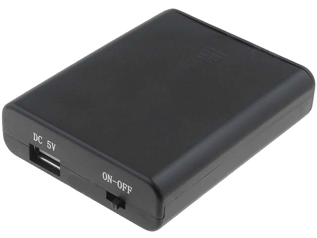 Suport baterii, 4xAA, R6, usb, comutator, SBH341-3S/USB