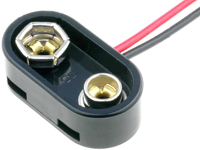 Suport baterii, 1x6F22, SBS-ER