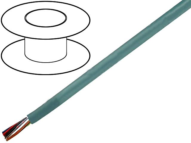 Cablu 10x0.5mm2, LiYY, 500V, LIYY10X0.5, HELUKABEL