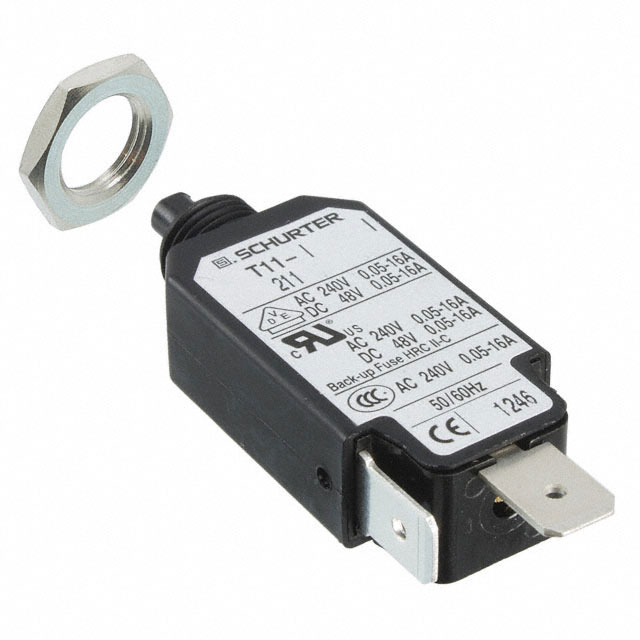 Intrerupator 16A, protectie supracurent, 48VDC, 230VAC, 4400.0017, SCHURTER