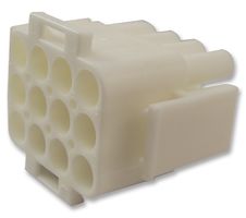 Mufa, soclu 12 pini; cablu-cablu; universal, pas 6.35mm, MATE-N-LOK, 350735-1, MOLEX