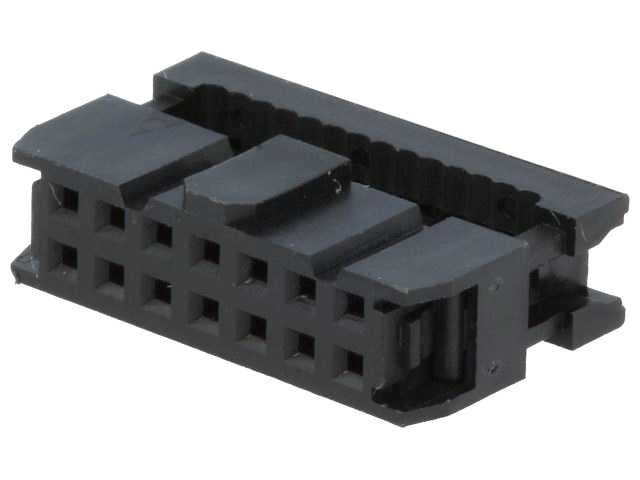 Mufă; IDC; mamă, 14pini, pas 2.54mm, PAS CABLU 1.27MM, AWP-14