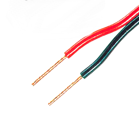 Cablu difuzor, 2x0.75mm2, rosu, negru, LSP-CCA0.75BR