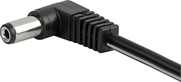 Cablu alimentare, mufa 5.5x2.1mm, 1.2m, 90 grade, Z1201-3