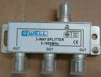 Distribuitor mufe F, CATV, spliter, 3 cai, 5-1000MHz, FC-3SPLT, GBAY