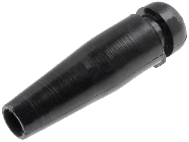 Manson Protectie cablu; PVC; negru; Diam.orif.mont:6,5mm; Diam.orif:4,5mm, H126-HV-BK-M1