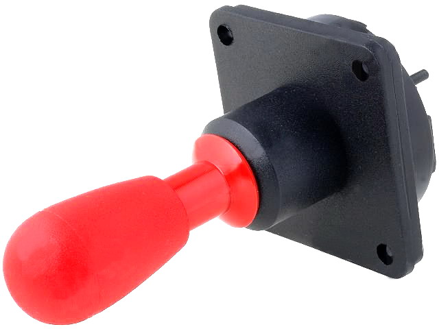 Joystick 1 pozitie stabila, 4/8, Pozitii monostabile, JOY-M