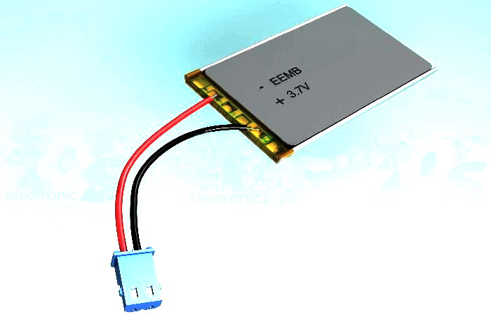 Acumulator Li-Pol, 1850mAh, 3.7VDC, 51x34,5x10,3mm, LP103450