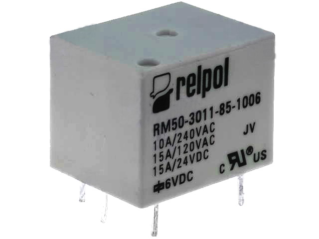 Releu 6VDC, SPDT, 10A, RM50-P-06