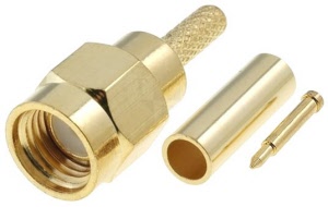 Conector SMA, tata, pt RG174, SMA-012NP