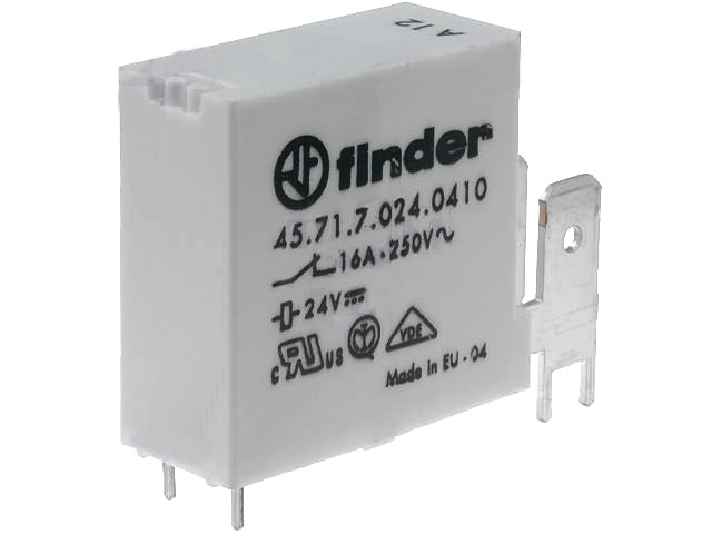 Releu 48VDC, 16A, SPTS-NO, 250VAC, 45.71.7.048.0310, FINDER