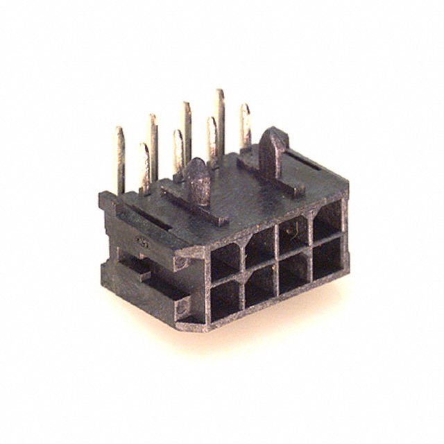 Soclu MicroFit, in unghi, 8 pini,  pas 3mm, 43045-0800, MOLEX