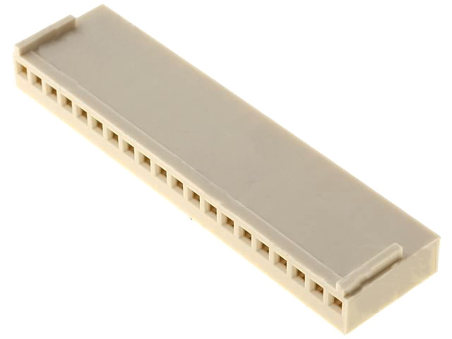 Conector cablu-placă; mamă; 20 PINI; Pas:2.54mm; pe cablu NS25-G20