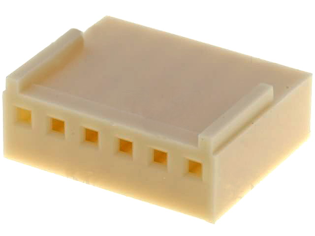 Conector cablu-placă; mamă; 6 PINI; Pas:2.54mm; pe cablu, NS25-G6