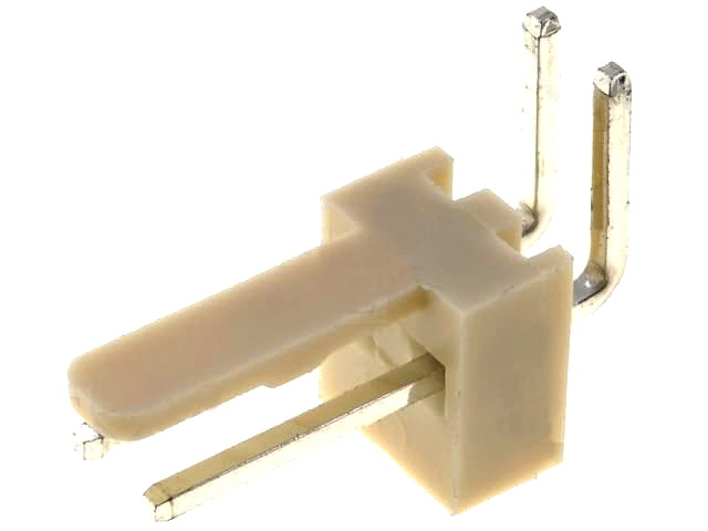 Soclu tata 2.54mm, in unghi, 2pini NS25-W2K