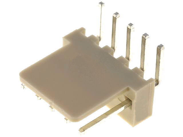 Soclu tata, 2,54mm, in unghi 5pini, NS25-W5K