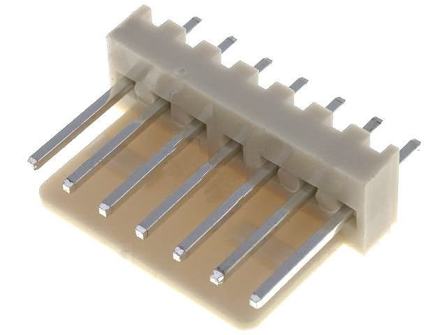 Soclu tata 2.54mm, drept, 7pini 2.54mm, NS25-W7P