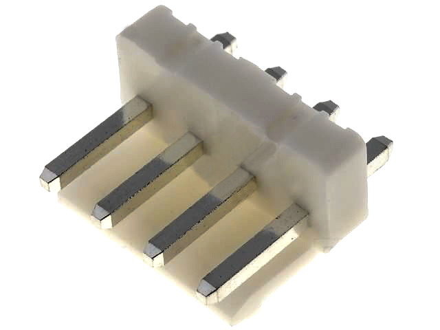 Conector tata, cablu-placă; 4 PINI; 3.96mm; 250V; 7A, NS39-W4P