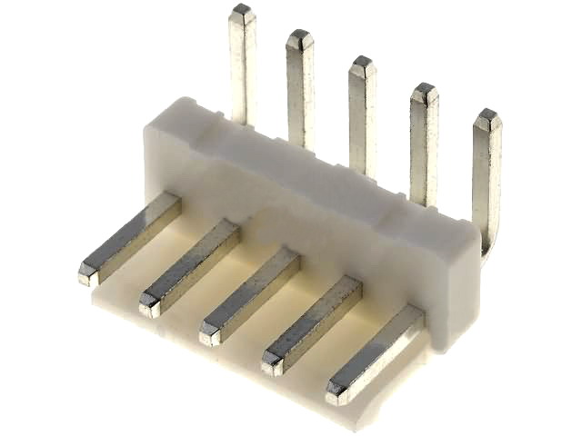 Conector tata; in unghi; 5 PINI; 3.96mm; 250V; 7A NS39-W5K