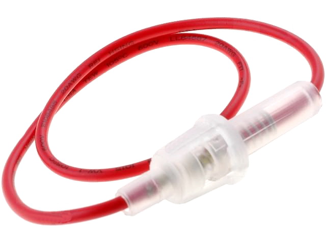 Suport sigurante auto, 5x20mm, 5A, fire 285mm, R3-48