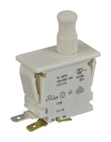 Intrerupator apasare, push, SPDT, ON-(ON), 10A/125V, 4A/250V, 3 pini, SPDT, orificiu montare 28.3x14mm, F69-30A